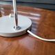 Lampe de bureau vintage Louis Kalff, modèle Romeo, années 1960, gris, Pays-Bas