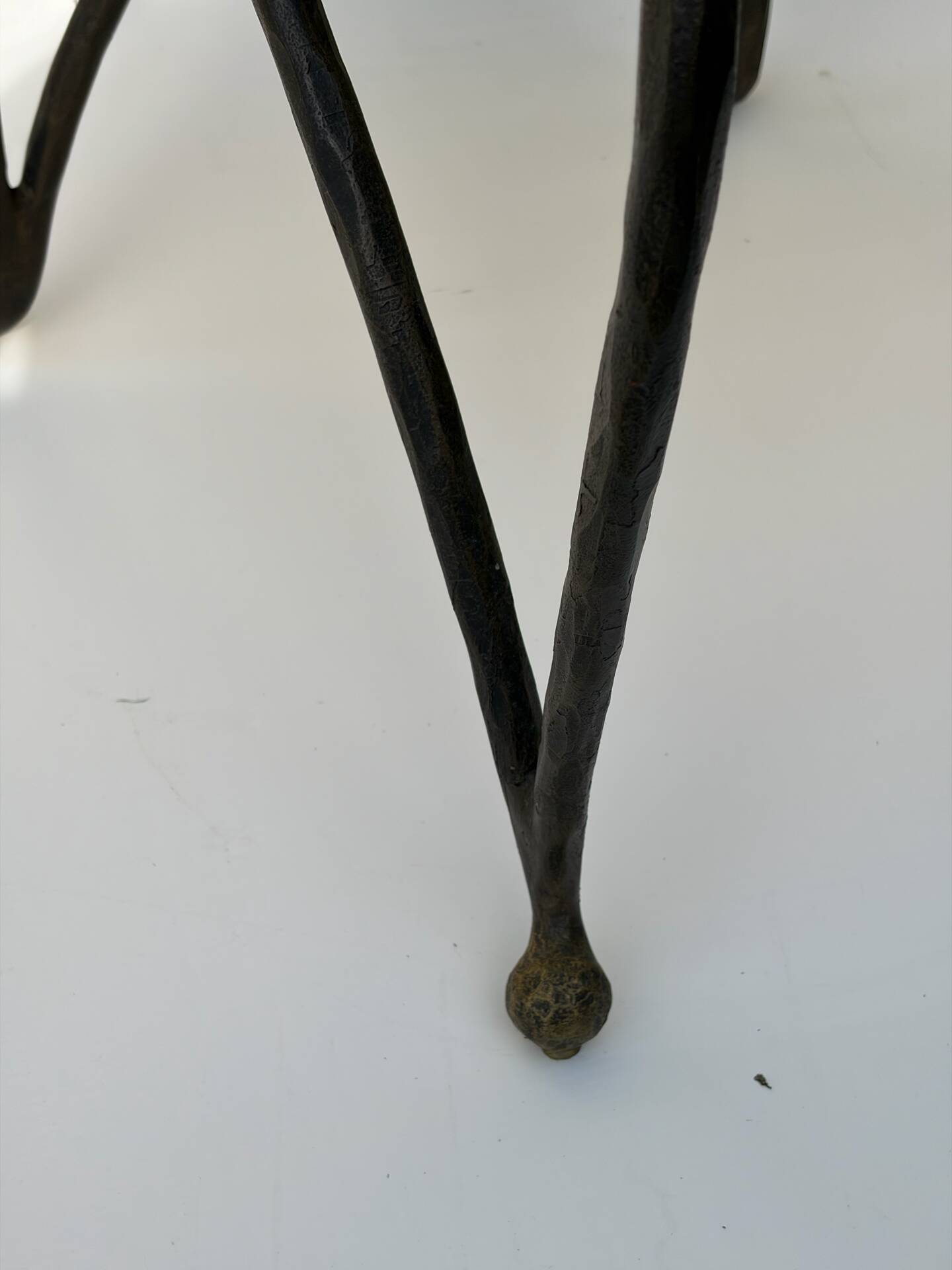 Vintage wrought iron chair design 80s/90s