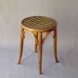 Stool bistrot wood curved by Baumann 1930