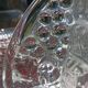 Art Deco bee-shaped vase in thick crystal