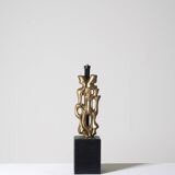 Pied de lampe sculpture Philippe Gabriel Papineau