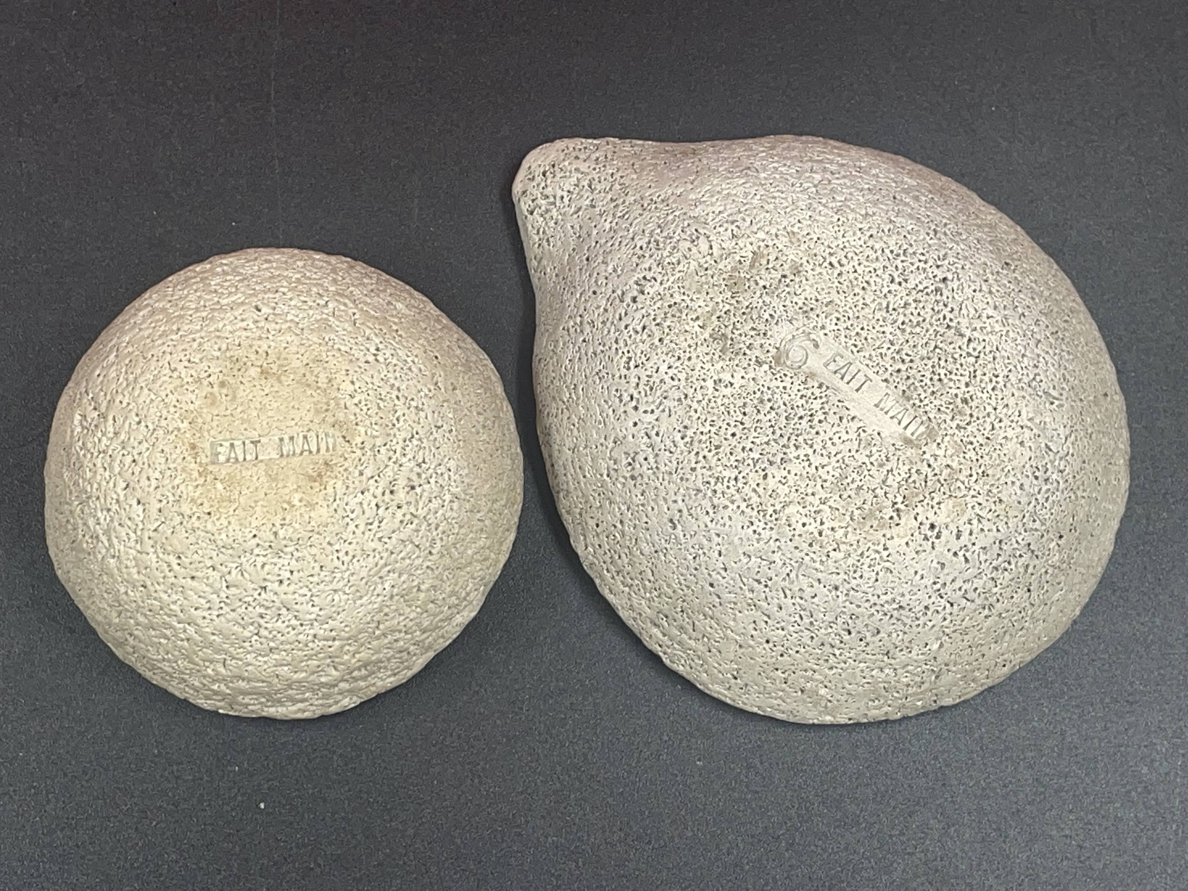 Vallauris ceramic by J. YELL, set of 2 - (9 to 15 cm)