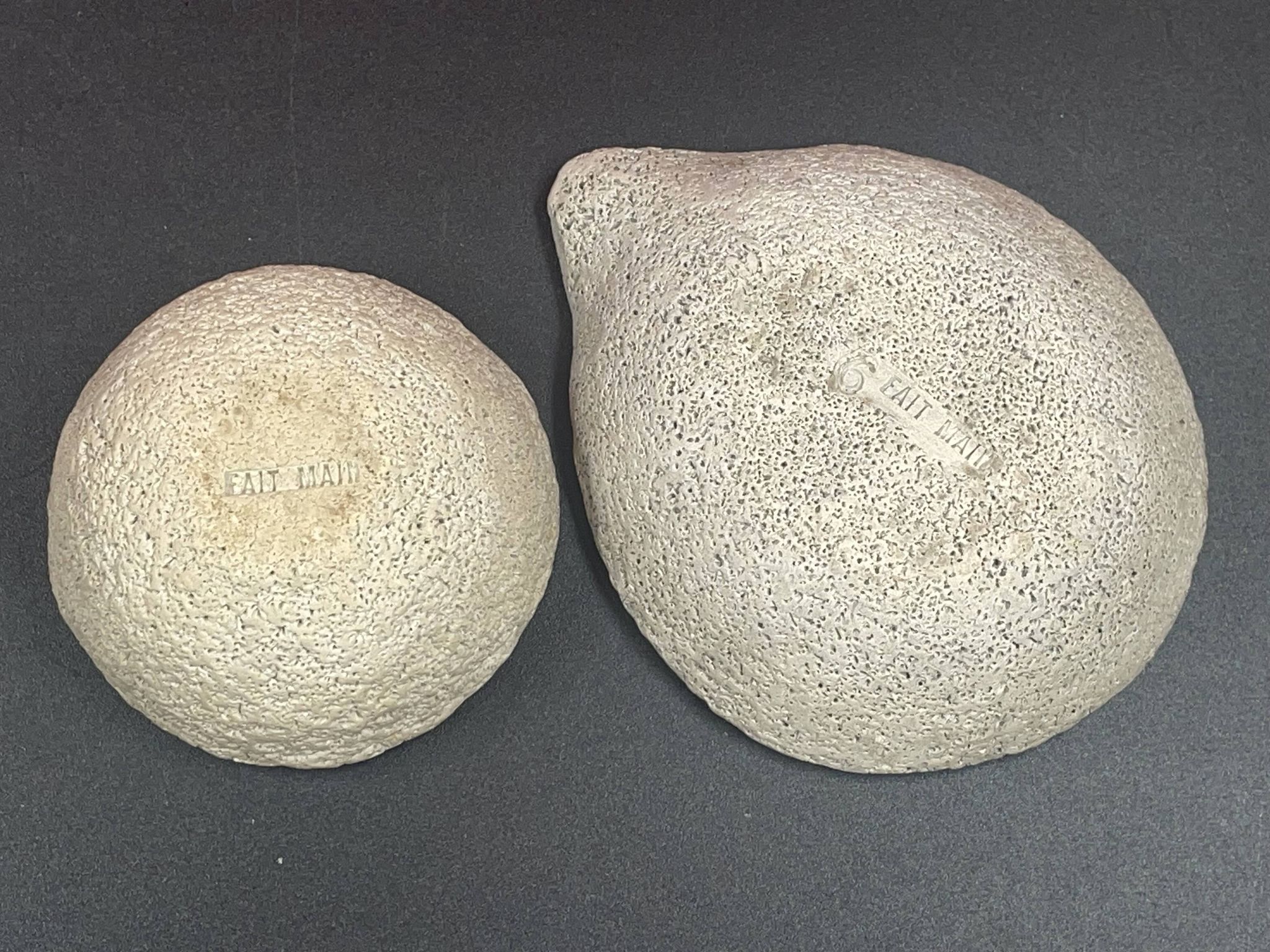 Vallauris ceramic by J. YELL, set of 2 - (9 to 15 cm)