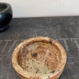 6 mini ceramic bowls, mother-of-pearl spoon