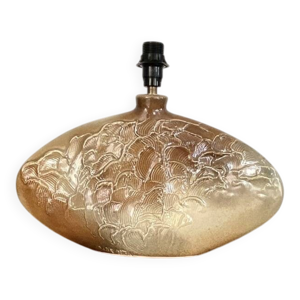 Pied de lampe céramique, - vallauris annees