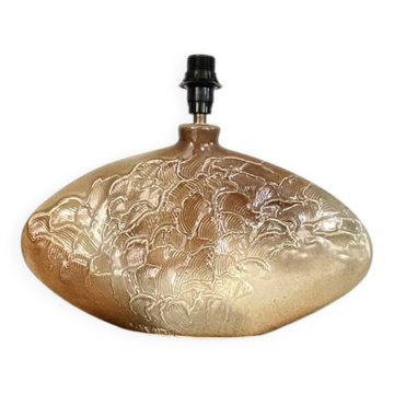 Ceramic lamp base, Vallauris 1970s