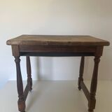 Small solid wood table