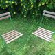 Lot de 2 chaises pliantes de jardin 70’s