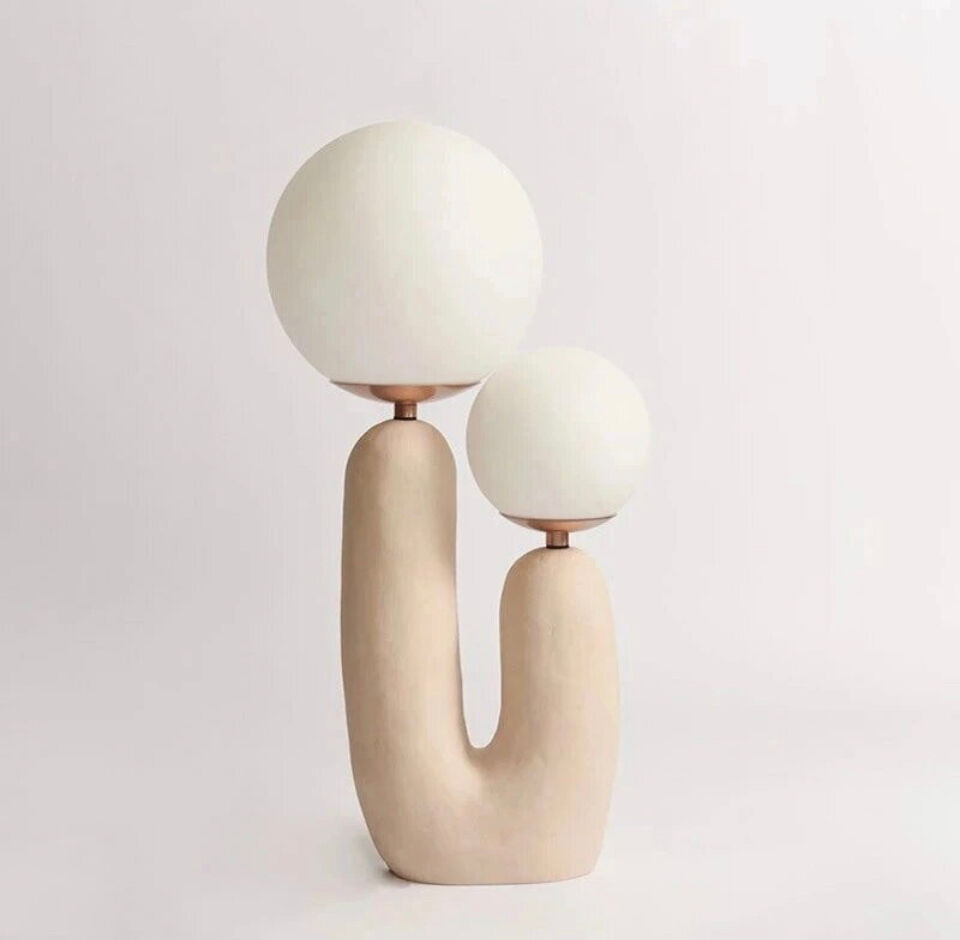 Nordic style double head table lamp