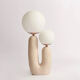 Nordic style double head table lamp