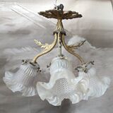 Ancien lustre en bronze Empire
