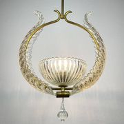 Murano chandelier by Ercole Barovier Barovier & Toso, Italy, 1930s