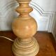 Vintage wooden lamp foot