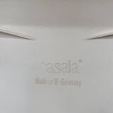 Casala white low stool 1970s