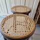 Lot De 2 Tabourets En Cannage Style Thonet