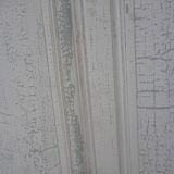 Pair of closet door old green patina