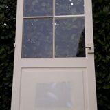 Porte vitrée h197,5xl89,5 de communication moulurée