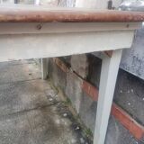 Natural patina farm table