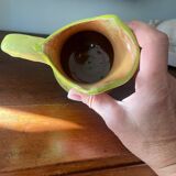 Safi pitcher handmade pottery Serghini Morocco signed