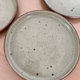 Lot de 12 assiettes plates en grès