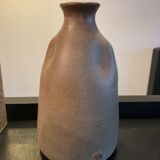 Series of 5 vintage beige ceramic vases