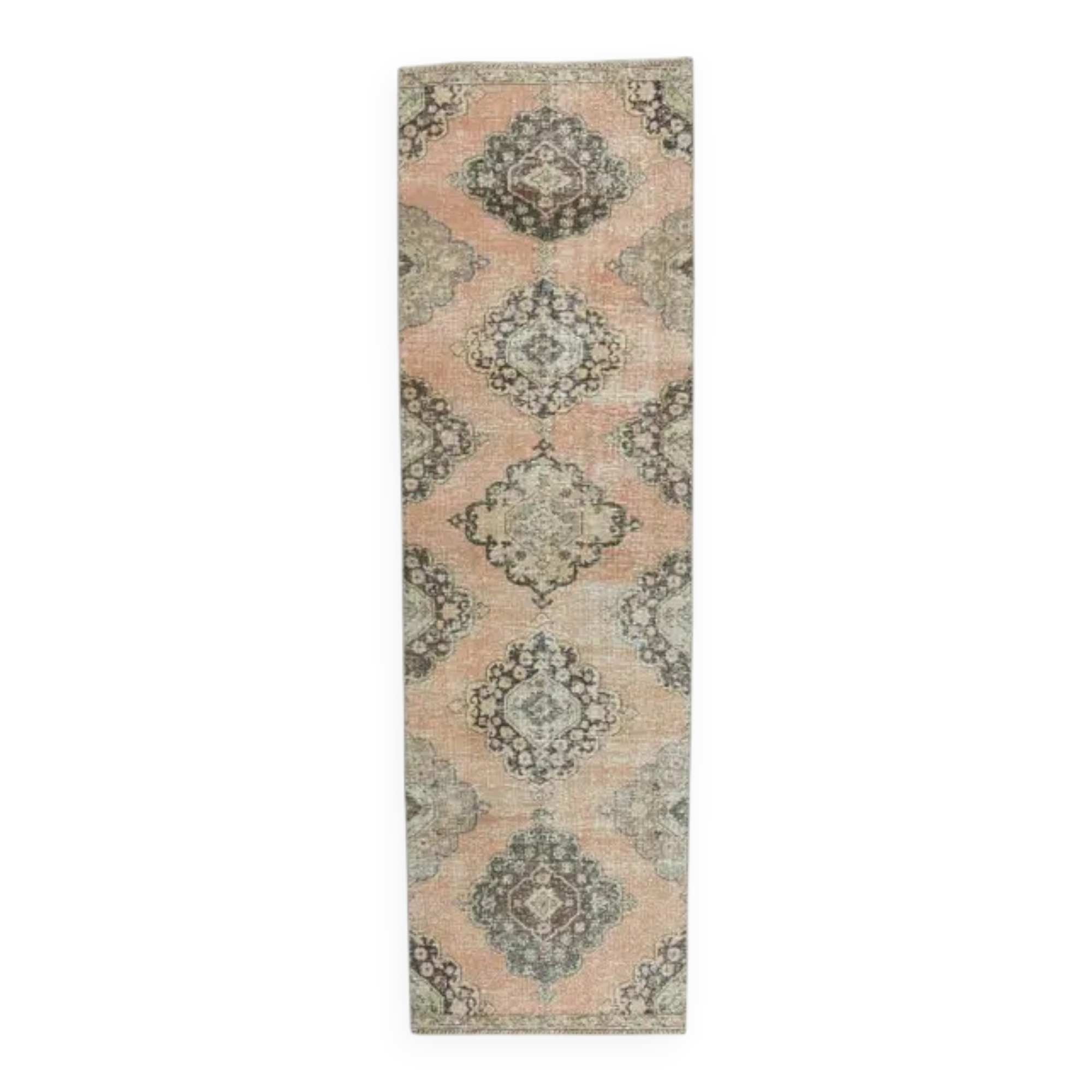 Turkish Oushak wool runner 91x305