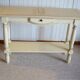 Console élégante et classique – couleur crème – 1 tiroir