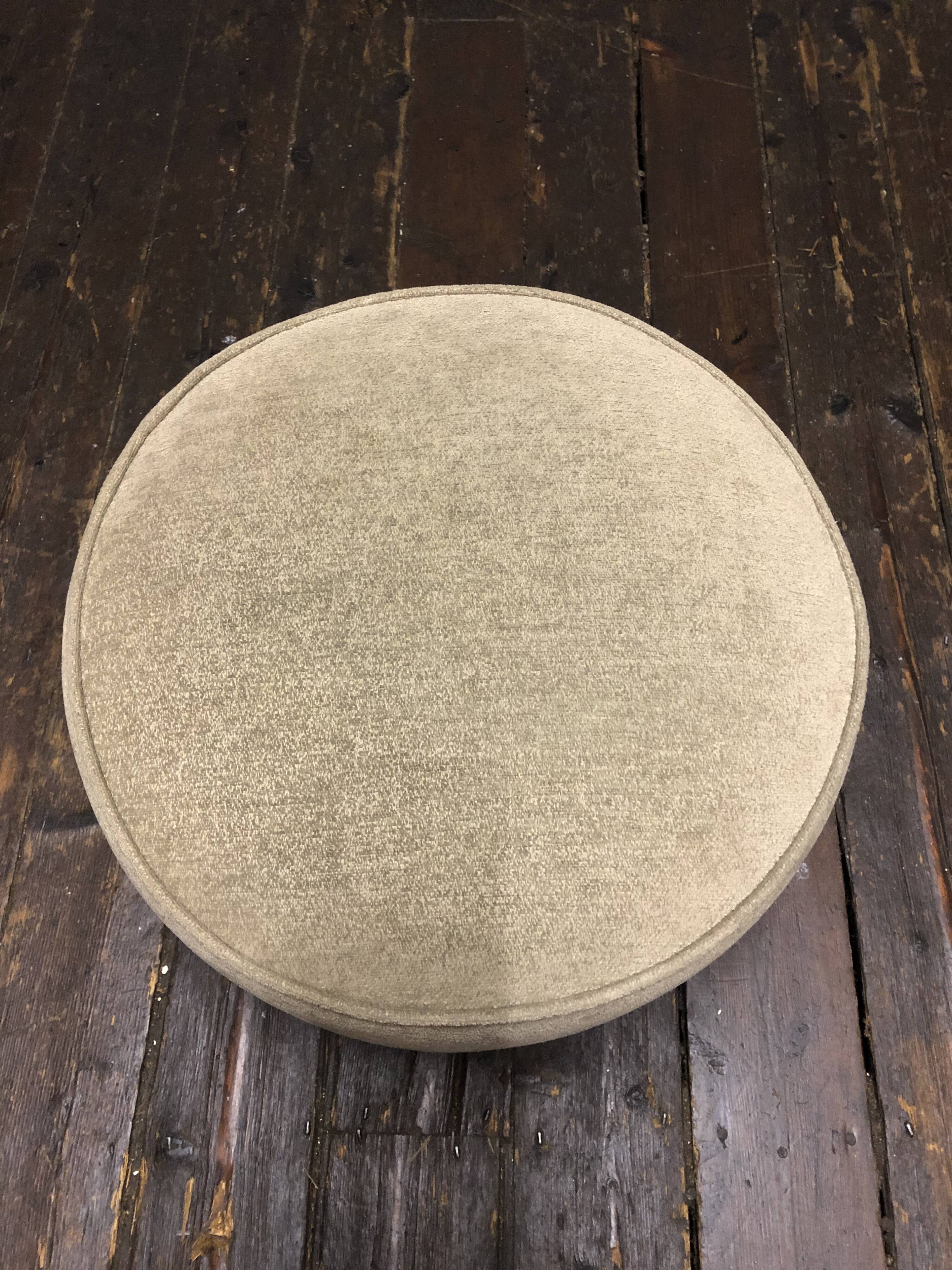 Vintage mid century atomic footstool