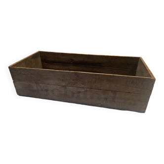 Mobiloil wooden transport box year 40/50