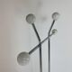 Vintage chromium and Carrara marble coat hanger Italy 1970s