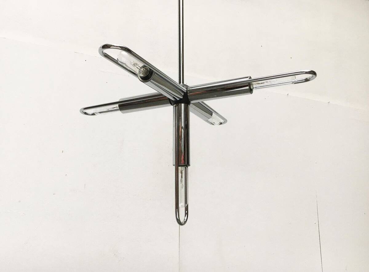 German chandelier Space Age by Kinkeldey