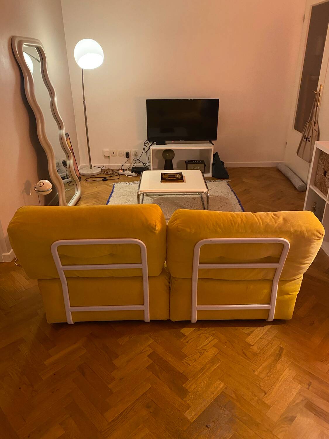 Vintage ikea rörberg sofa // cleaned!!