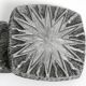 Very nice 1960s Pop Art Sunburst design cast aluminum door handle