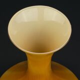 Vintage Murano Yellow Vase, Italy 1970s