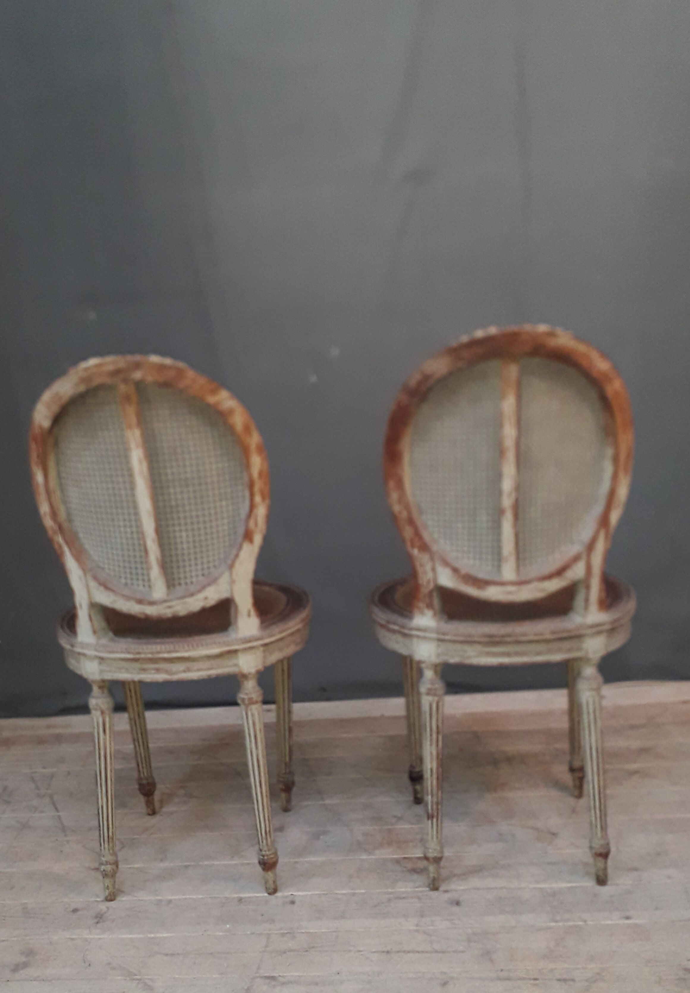 Pair of chair Louis XVI