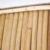 Pair of large vintage bamboo planters