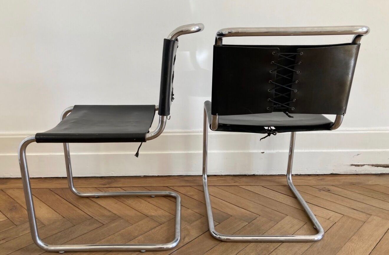 Set of 4 Spoleto chairs for Knoll International