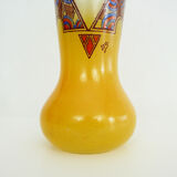 Art Nouveau vase by Leg with geometric patterns