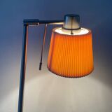 Design articulated lamp in brushed stainless steel