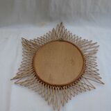 Wicker mirror 52cm