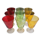 Stemmed glasses