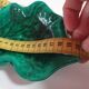 empty cup pocket leaf slip green ceramic vallauris made in france