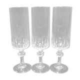 Set of 3 champagne flutes