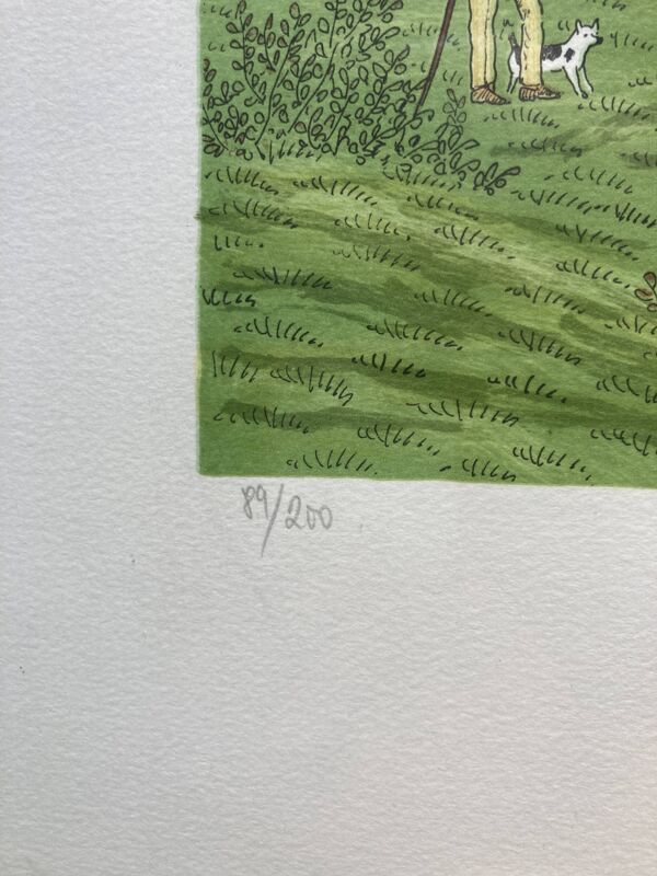 Lithographie signée Vincent Haddehey, numérotée 89/200