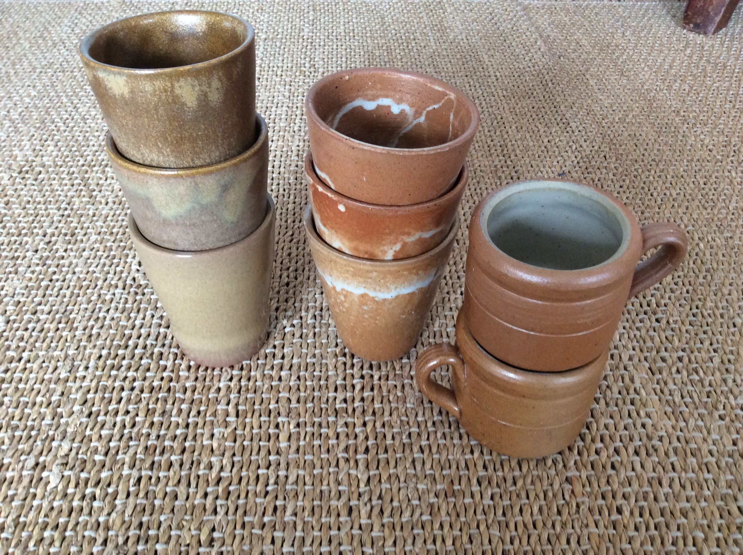 Set of coffee cups