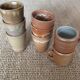Set of coffee cups