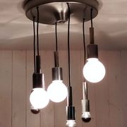 Space age waterfall pendant light
