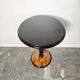 Table d'appoint en noyer et bois ébène de style Art Déco