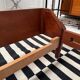 Scandinavian double teak bed