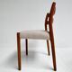 Set re upholstered Model 84 chairs by Niels Otto Møller, 1960s